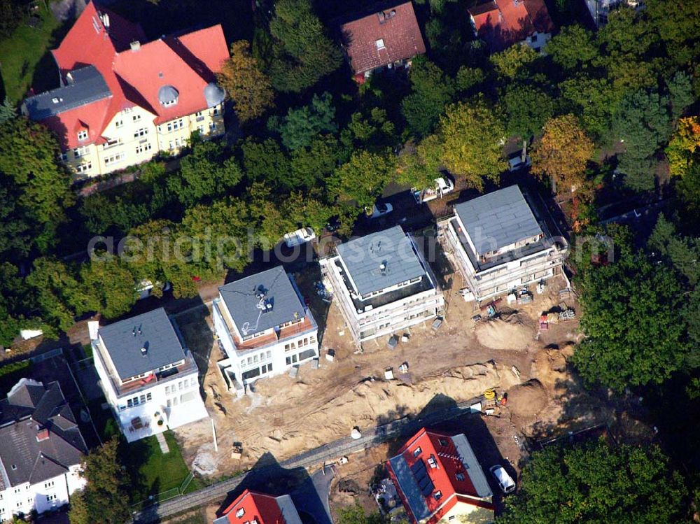 Aerial photograph Berlin Reinickendorf - 05.10.2005 Berlin-Reinickendorf Wohnsiedlungsneubau der PREMIER-Deutschland GmbH, an der Bondickenstr./Nimrodstr. in Berlin-Reinickendorf