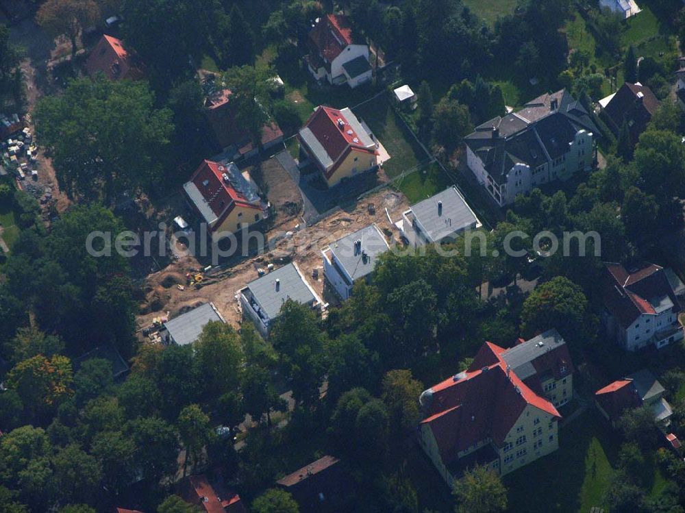 Aerial photograph Berlin Reinickendorf - 05.10.2005 Berlin-Reinickendorf Wohnsiedlungsneubau der PREMIER-Deutschland GmbH, an der Bondickenstr./Nimrodstr. in Berlin-Reinickendorf