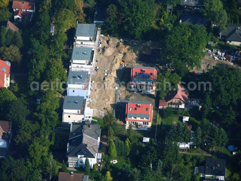 Aerial photograph Berlin Reinickendorf - 05.10.2005 Berlin-Reinickendorf Wohnsiedlungsneubau der PREMIER-Deutschland GmbH, an der Bondickenstr./Nimrodstr. in Berlin-Reinickendorf