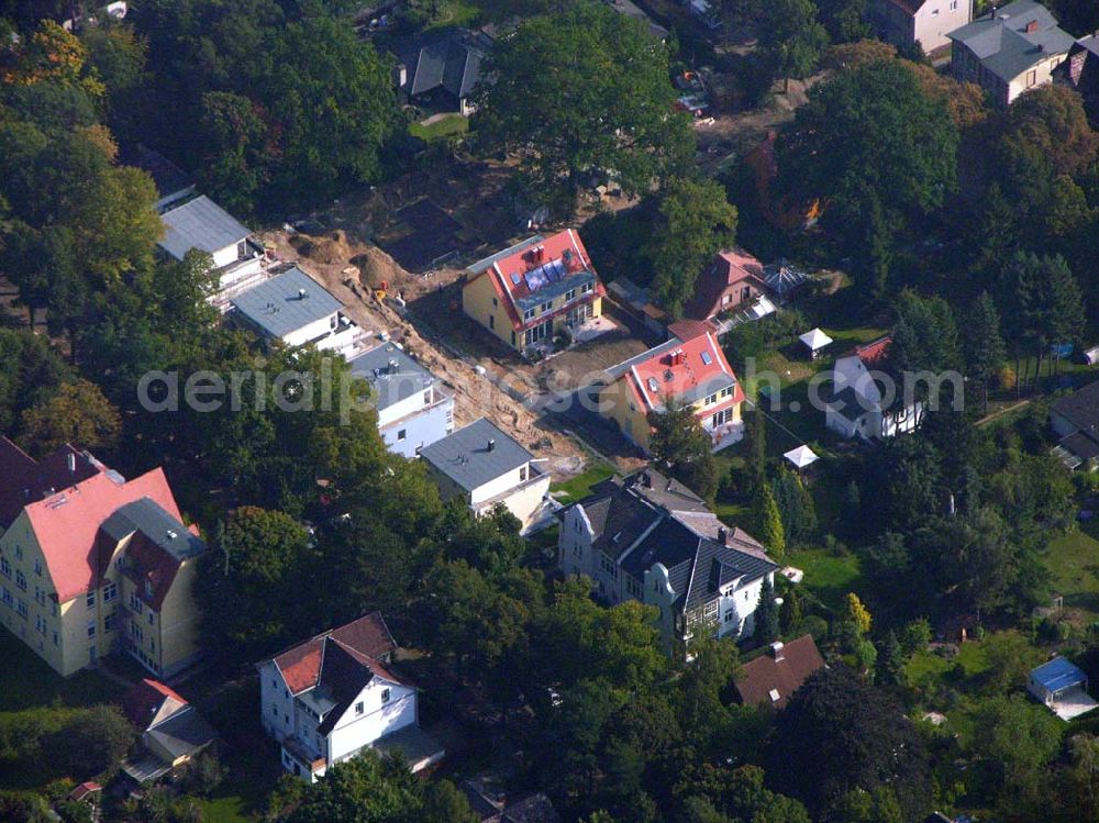 Berlin Reinickendorf from the bird's eye view: 05.10.2005 Berlin-Reinickendorf Wohnsiedlungsneubau der PREMIER-Deutschland GmbH, an der Bondickenstr./Nimrodstr. in Berlin-Reinickendorf