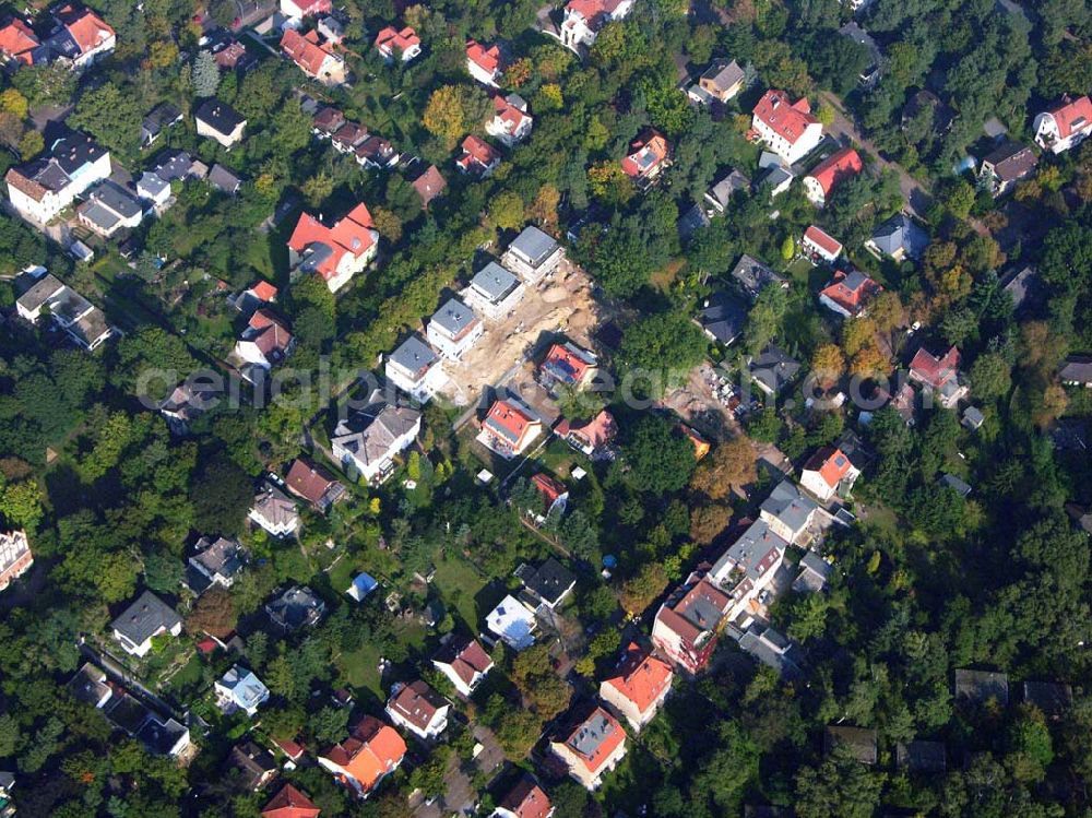 Berlin Reinickendorf from the bird's eye view: 05.10.2005 Berlin-Reinickendorf Wohnsiedlungsneubau der PREMIER-Deutschland GmbH, an der Bondickenstr./Nimrodstr. in Berlin-Reinickendorf