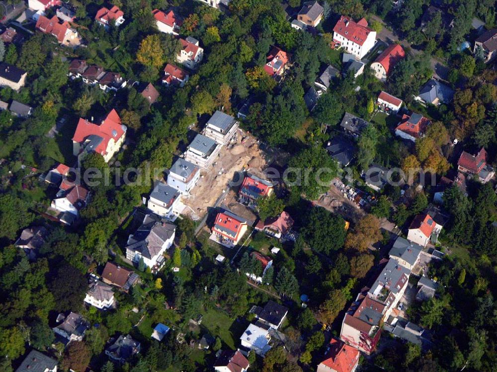 Aerial image Berlin Reinickendorf - 05.10.2005 Berlin-Reinickendorf Wohnsiedlungsneubau der PREMIER-Deutschland GmbH, an der Bondickenstr./Nimrodstr. in Berlin-Reinickendorf