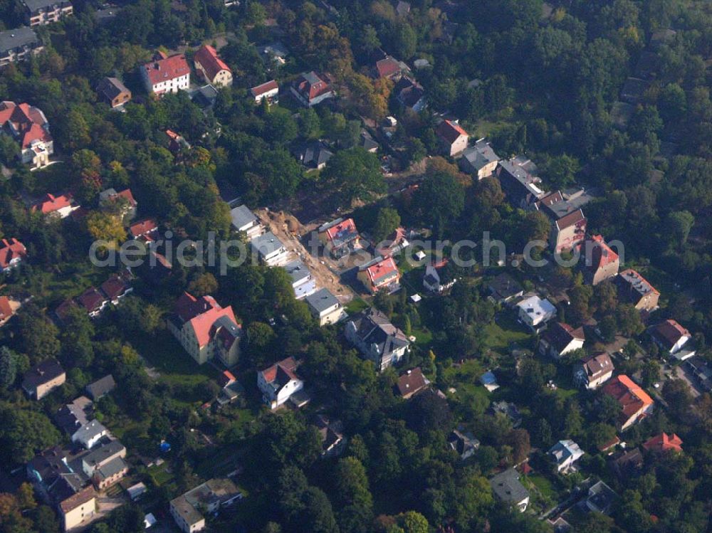 Berlin Reinickendorf from the bird's eye view: 05.10.2005 Berlin-Reinickendorf Wohnsiedlungsneubau der PREMIER-Deutschland GmbH, an der Bondickenstr./Nimrodstr. in Berlin-Reinickendorf