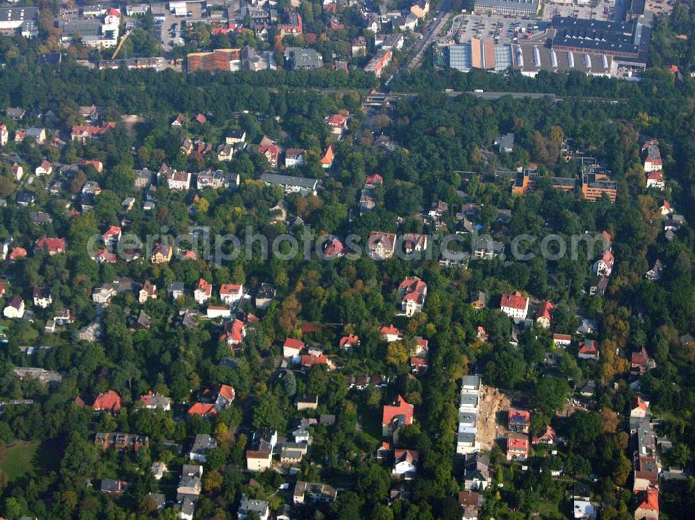 Aerial photograph Berlin Reinickendorf - 05.10.2005 Berlin-Reinickendorf Wohnsiedlungsneubau der PREMIER-Deutschland GmbH, an der Bondickenstr./Nimrodstr. in Berlin-Reinickendorf