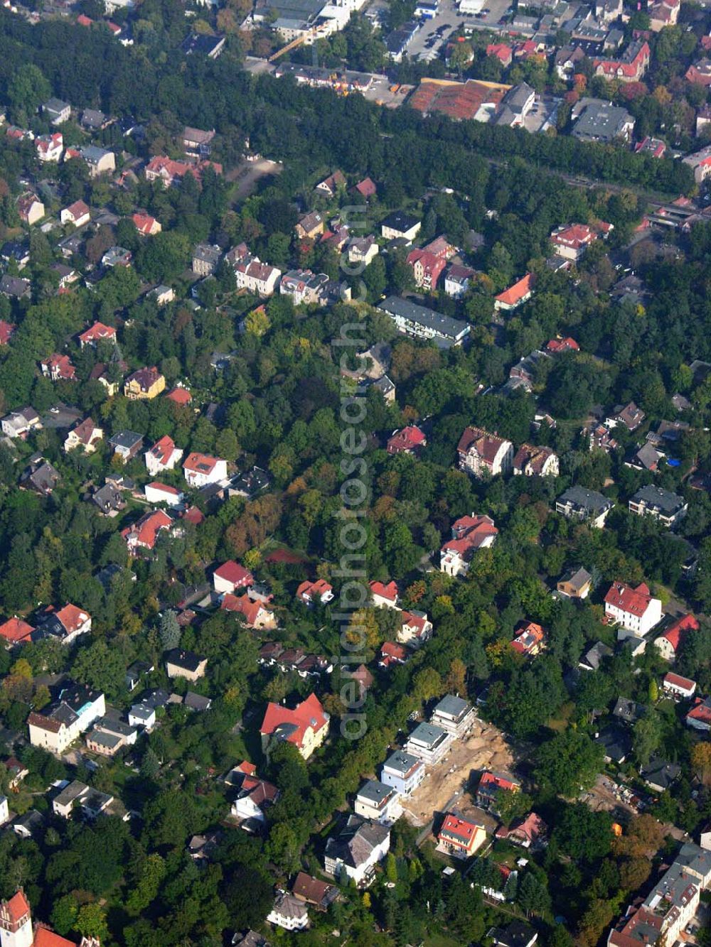 Berlin Reinickendorf from the bird's eye view: 05.10.2005 Berlin-Reinickendorf Wohnsiedlungsneubau der PREMIER-Deutschland GmbH, an der Bondickenstr./Nimrodstr. in Berlin-Reinickendorf