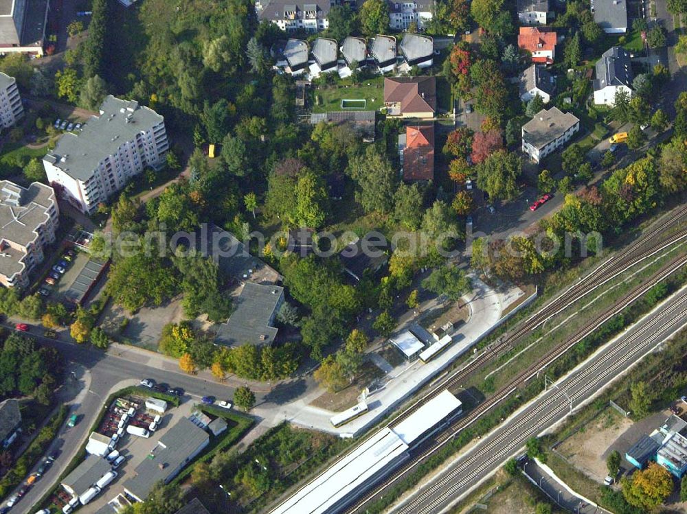 Aerial photograph Berlin-Lichterfelde - 05.10.2005 Berlin-Lichterfelde Planungsfläche für einen Wohnsiedlungsneubau der PREMIER-Deutschland GmbH, an der Fürstenstraße 22 a, in Berlin-Lichterfelde