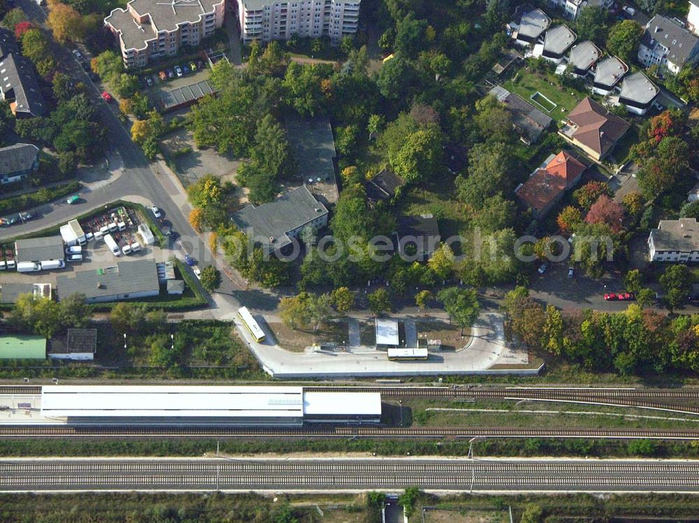 Berlin-Lichterfelde from above - 05.10.2005 Berlin-Lichterfelde Planungsfläche für einen Wohnsiedlungsneubau der PREMIER-Deutschland GmbH, an der Fürstenstraße 22 a, in Berlin-Lichterfelde