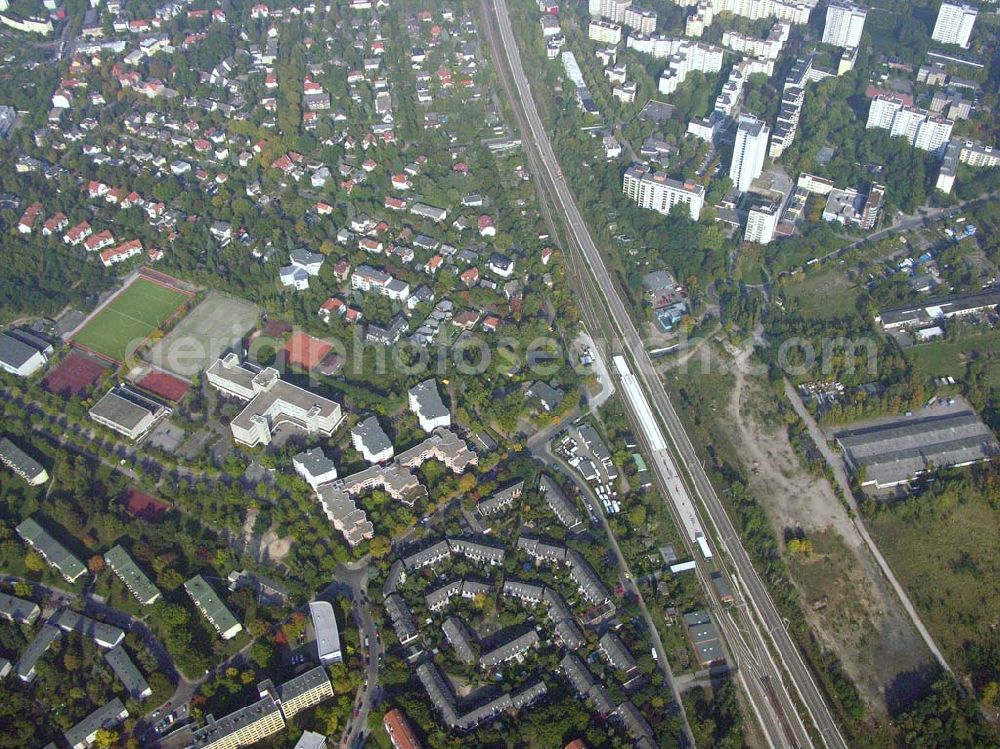 Aerial image Berlin-Lichterfelde - 05.10.2005 Berlin-Lichterfelde Planungsfläche für einen Wohnsiedlungsneubau der PREMIER-Deutschland GmbH, an der Fürstenstraße 22 a, in Berlin-Lichterfelde