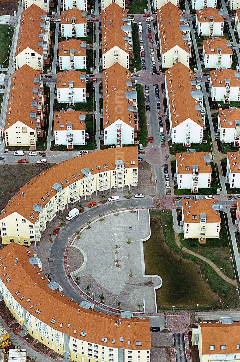 Aerial image Mahlow - 09.09.1995 Wohnstadt Mahlow (Neubau)