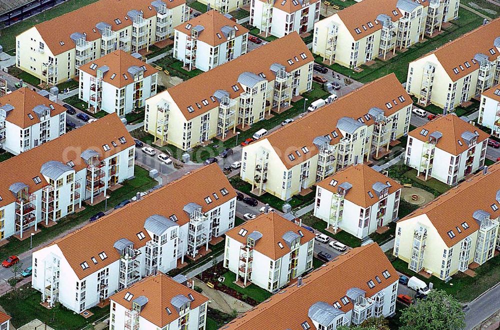 Aerial photograph Mahlow - 09.09.1995 Wohnstadt Mahlow (Neubau)