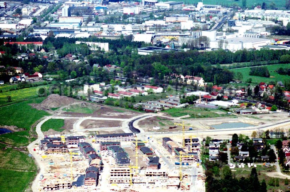 Brandenburg from above - 30.04.1995 Wohnungsbau Bergholz-Rehbrücke