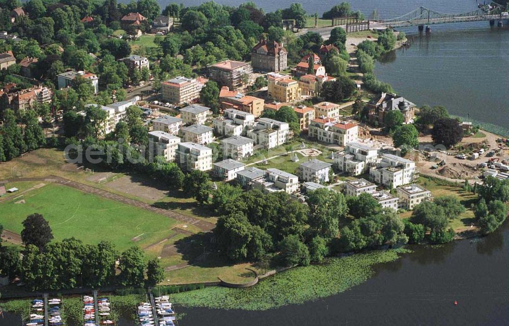 Potsdam - Glienicker Horn from above - Wohnungsbau am Glienicker Horn