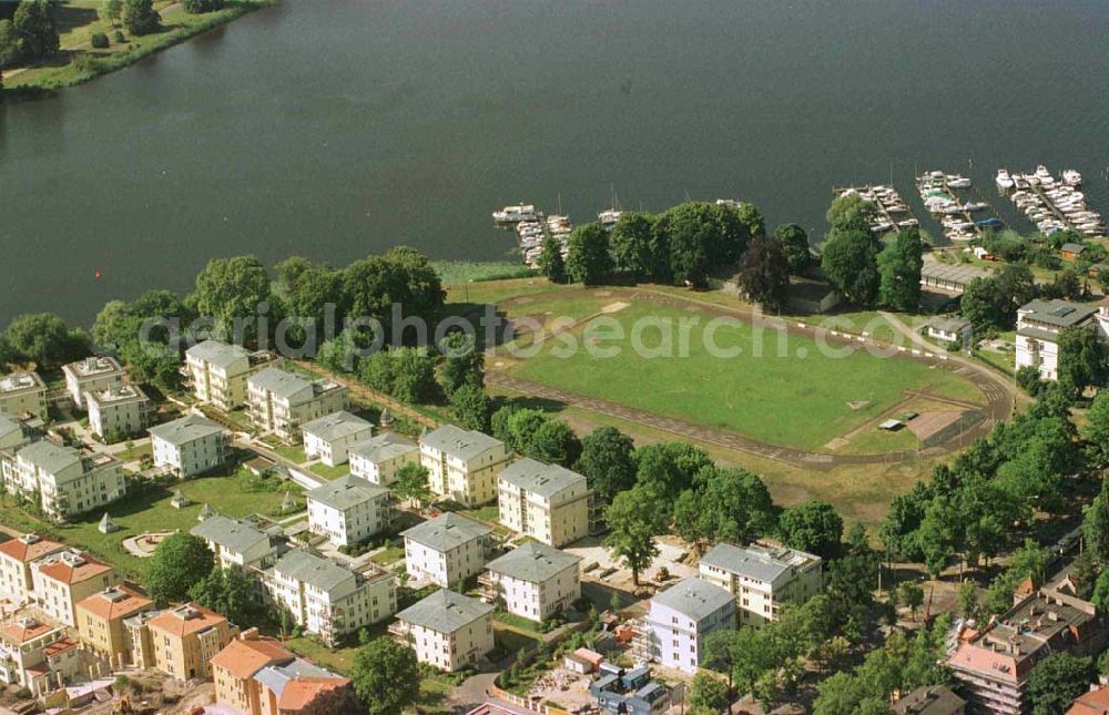 Aerial photograph Potsdam / Glienicker Horn - Wohnungsbau am Glienicker Horn in Potsdam