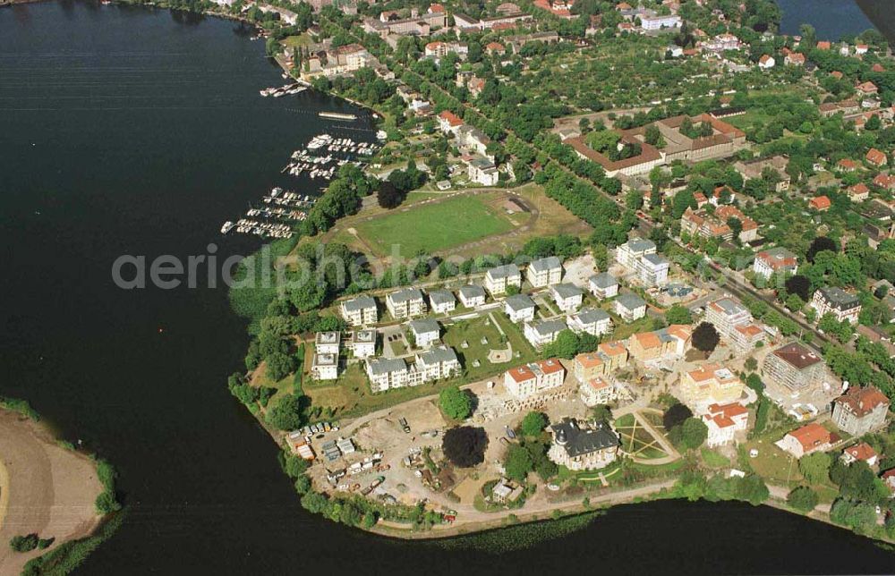 Aerial image Potsdam / Glienicker Horn - Wohnungsbau am Glienicker Horn in Potsdam