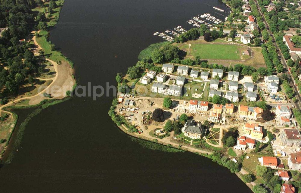 Aerial photograph Potsdam / Glienicker Horn - Wohnungsbau am Glienicker Horn in Potsdam