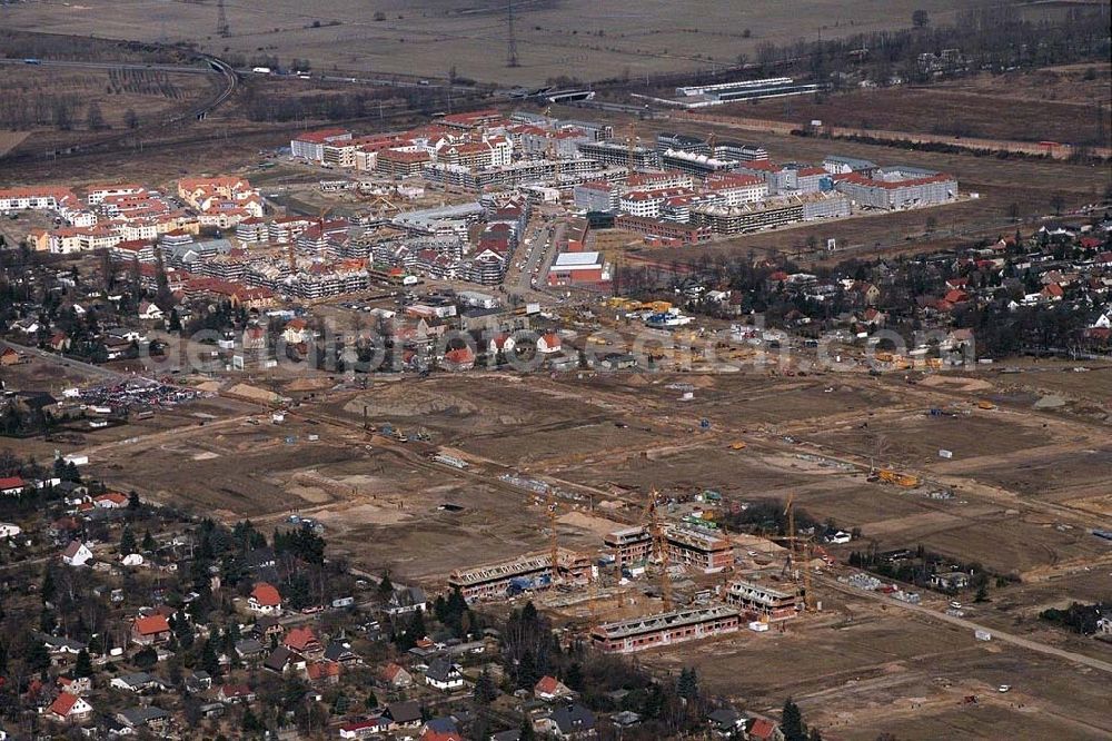 Aerial image Berlin - Wohnungsbau in Karow-Nord