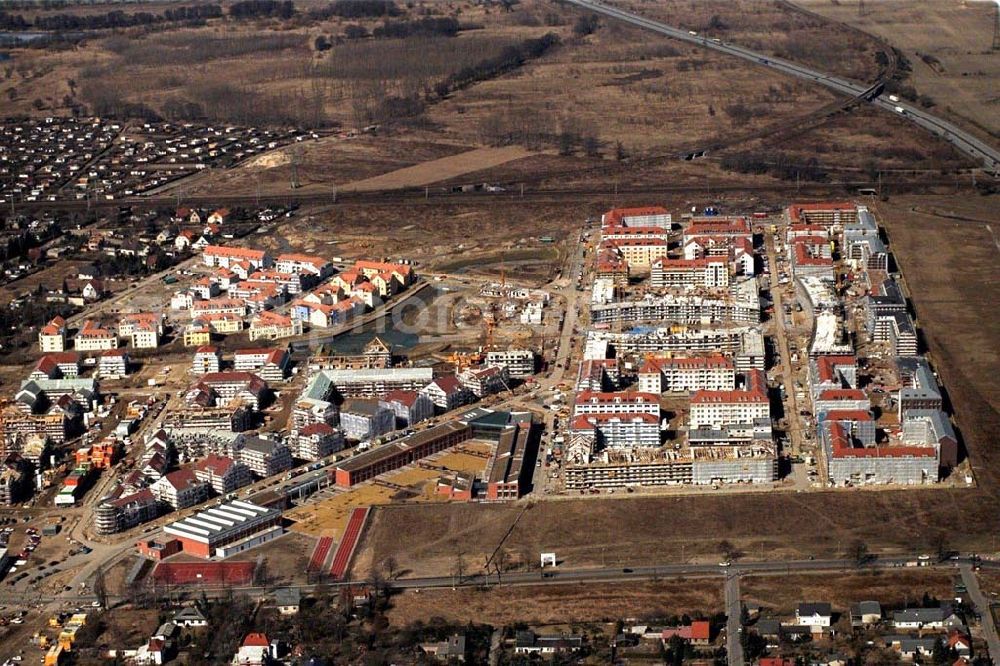 Aerial image Berlin - Wohnungsbau in Karow-Nord