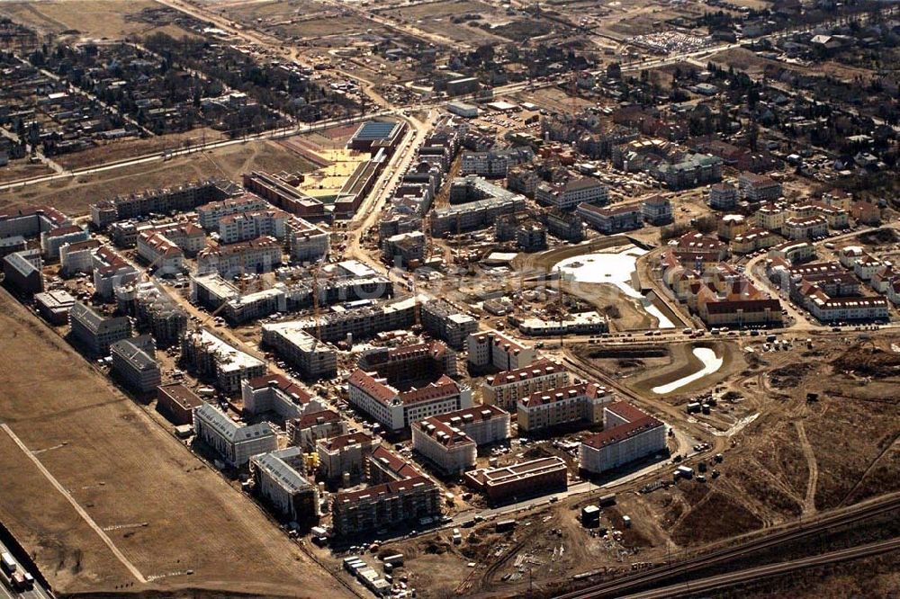 Berlin from the bird's eye view: Wohnungsbau Karow-Nord