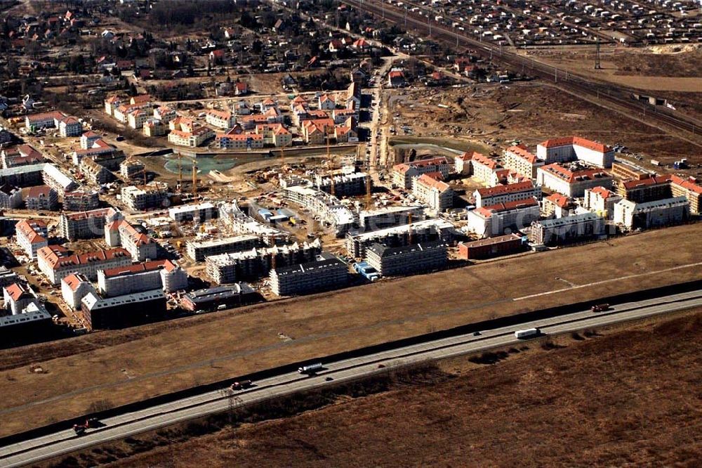 Berlin from above - Wohnungsbau in Karow-Nord