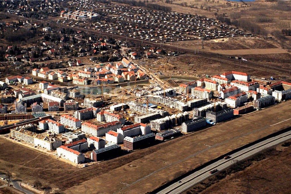 Berlin from the bird's eye view: Wohnungsbau in Karow- Nord