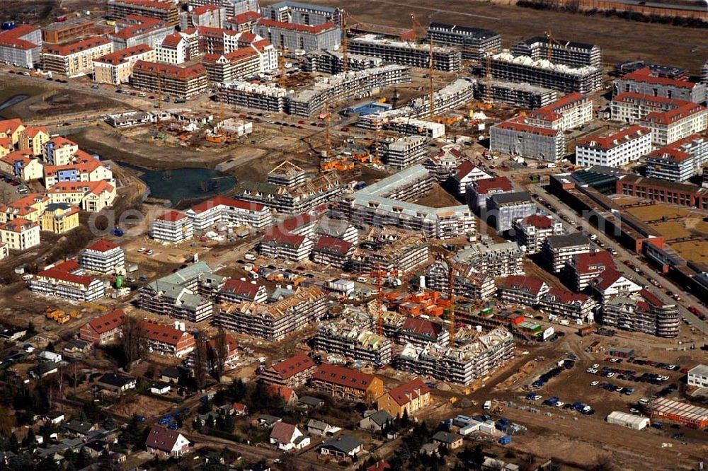 Aerial image Berlin - Wohnungsbau in Karow-Nord