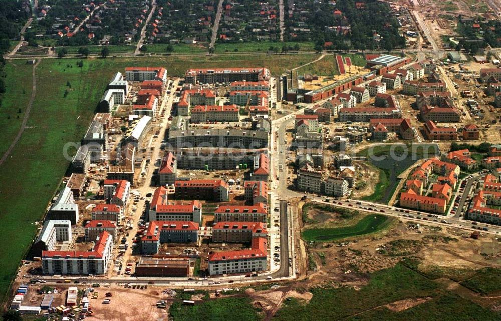 Berlin - Karow-Nord from above - Wohnungsbau in Karow-Nord