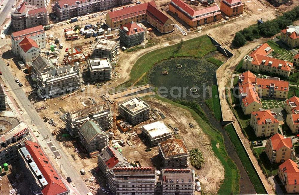 Aerial photograph Berlin - Karow-Nord - Wohnungsbau in Karow-Nord