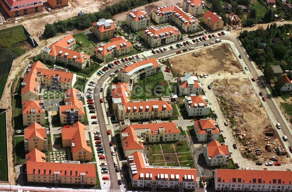 Berlin - Karow-Nord from above - Wohnungsbau in Karow-Nord