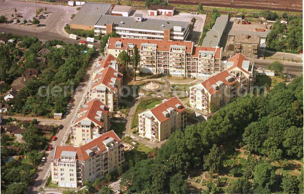 Aerial image Berlin - Lichtenberg - Wohnungsbau an der Seddiner Straße