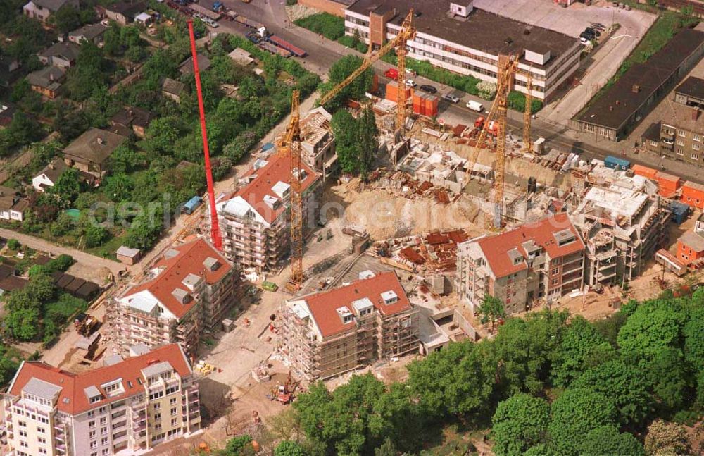 Aerial image Berlin - Lichtenberg - Wohnungsbau an der Seddiner Straße