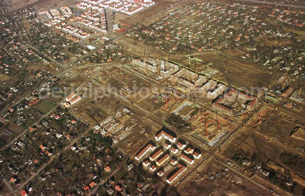 Berlin from above - Wohnungsbau im Wohngebiet Karow - Nord