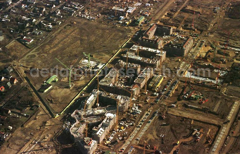 Berlin from above - Wohnungsbau im Wohngebiet Karow - Nord