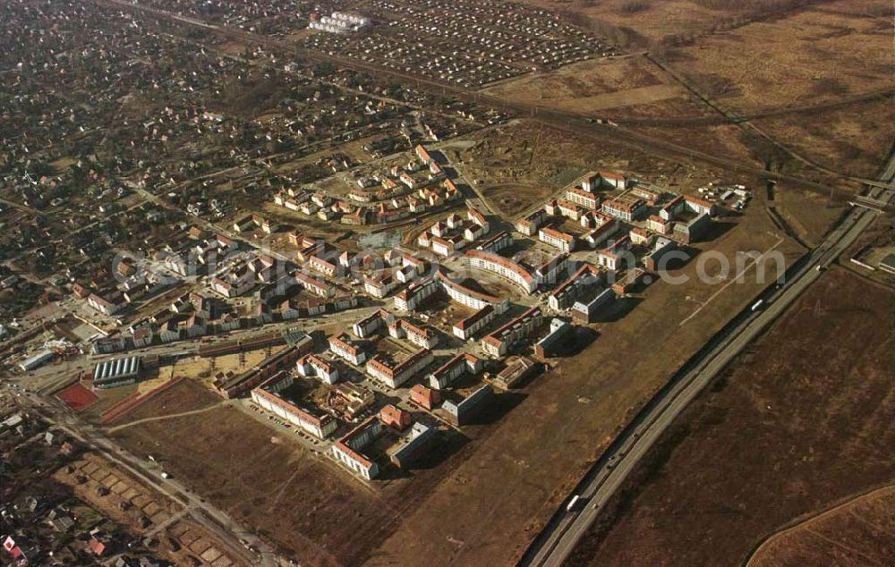 Berlin from the bird's eye view: Wohnungsbau im Wohngebiet Karow - Nord