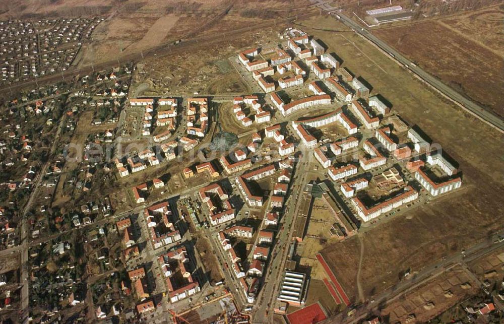 Berlin from above - Wohnungsbau im Wohngebiet Karow - Nord