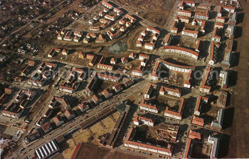 Aerial photograph Berlin - Wohnungsbau im Wohngebiet Karow - Nord