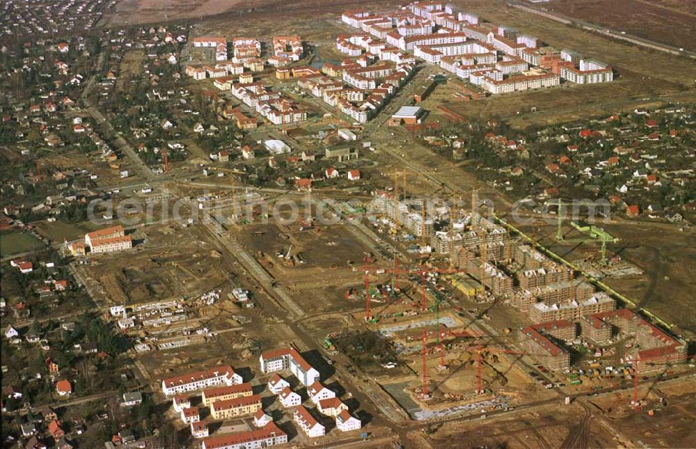 Berlin from the bird's eye view: Wohnungsbau im Wohngebiet Karow - Nord