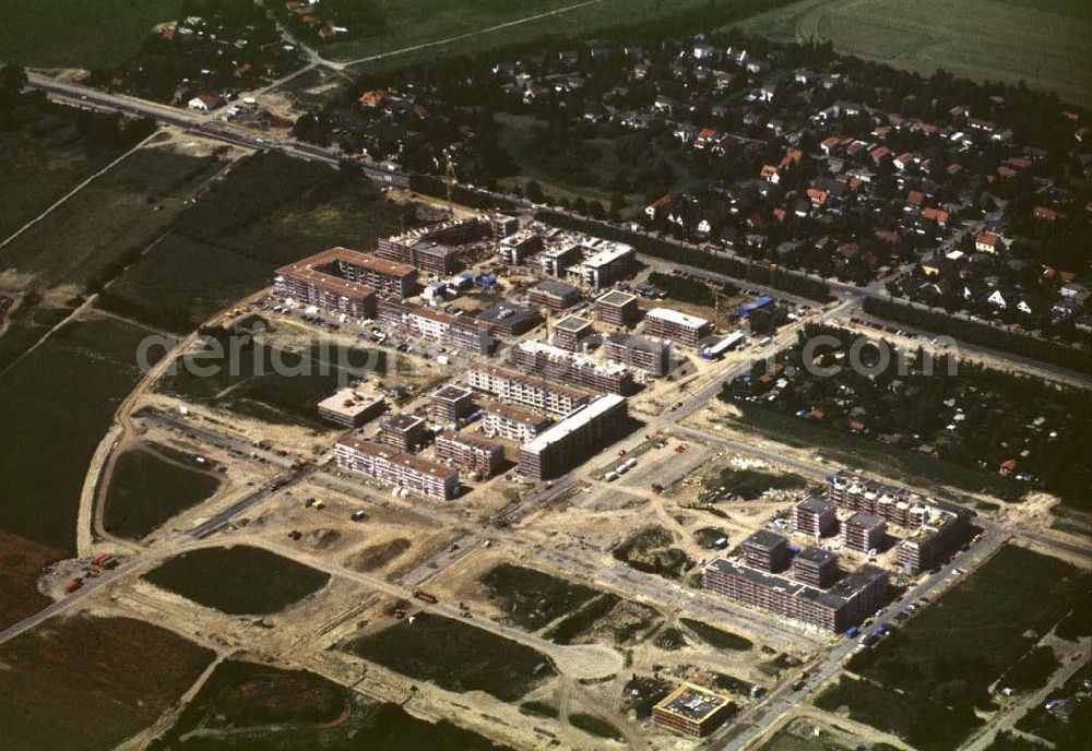 Altglienicke from the bird's eye view: Wohnungsneubau