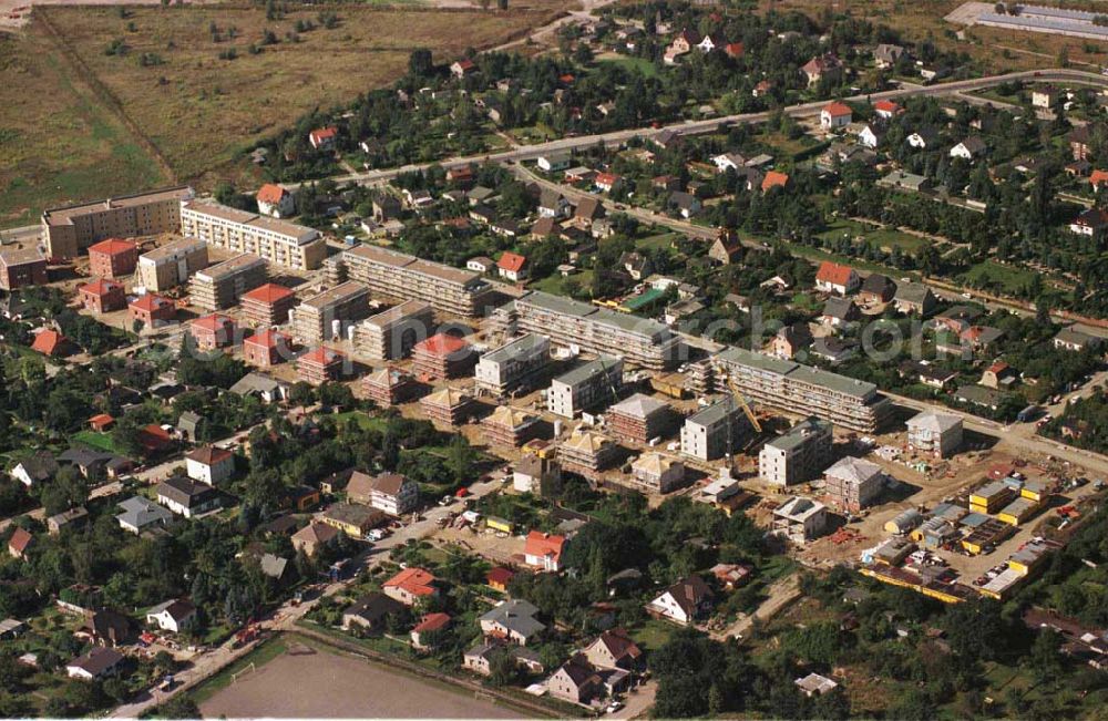 Aerial image Berlin-Altglienicke - Wohnungsneubau