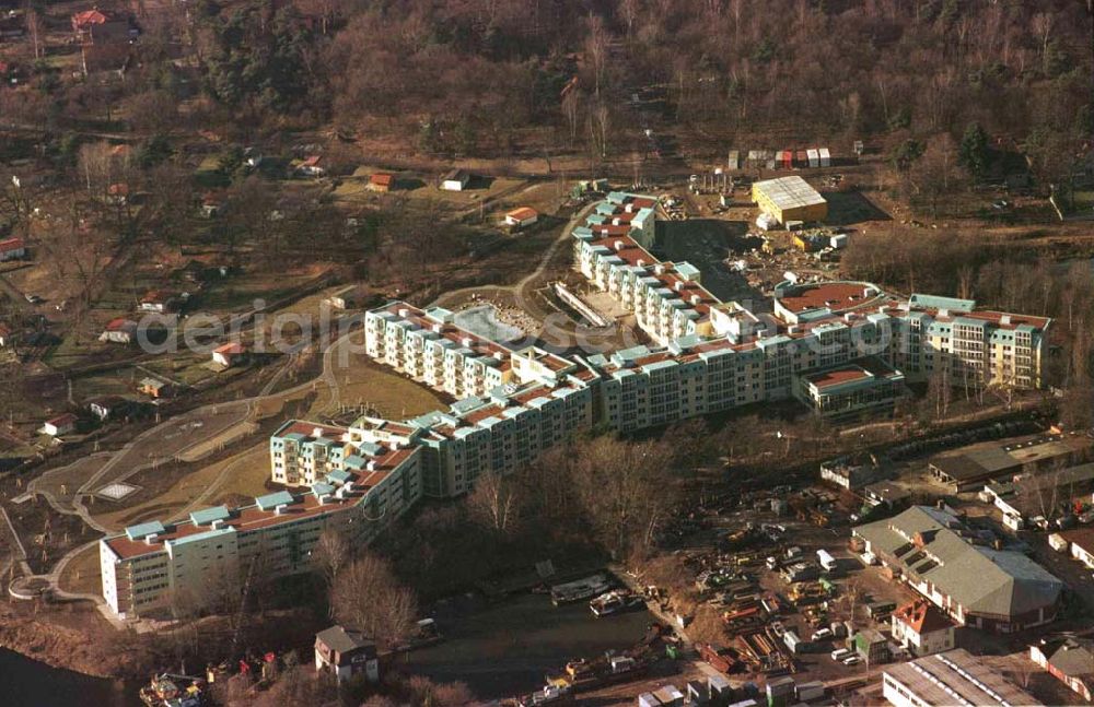 Berlin - Steglitz from the bird's eye view: Wohnungsneubau