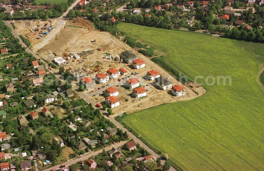 Aerial image Berlin-Buch - Wohnungsneubau bei Berlin-Buch.