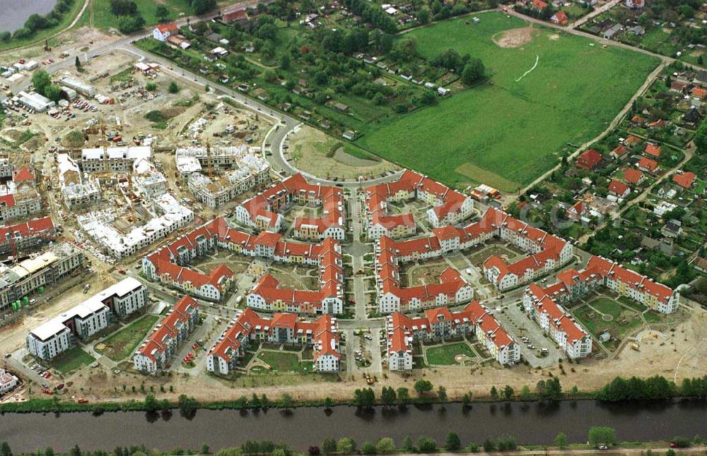 Aerial image Hennigsdorf / BRB - Wohnungsneubau bei Hennigsdorf.