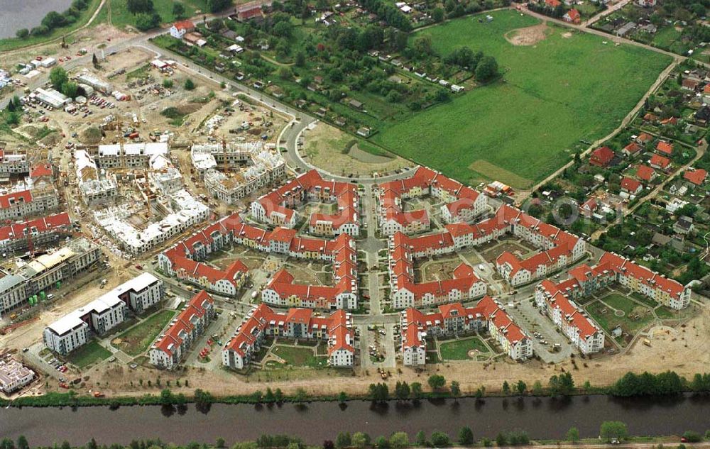 Hennigsdorf / BRB from above - Wohnungsneubau bei Hennigsdorf.