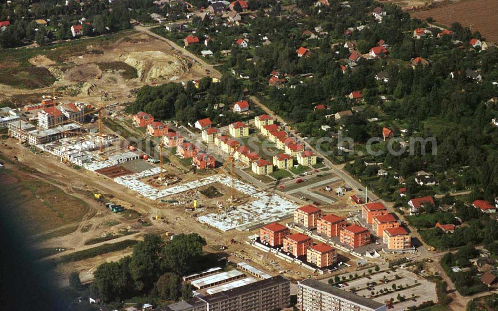 Aerial photograph Bernau - Wohnungsneubau in Bernau