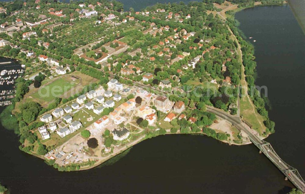 Potsdam / Glienicker Horn from above - Wohnungsneubau am Glienicker Horn