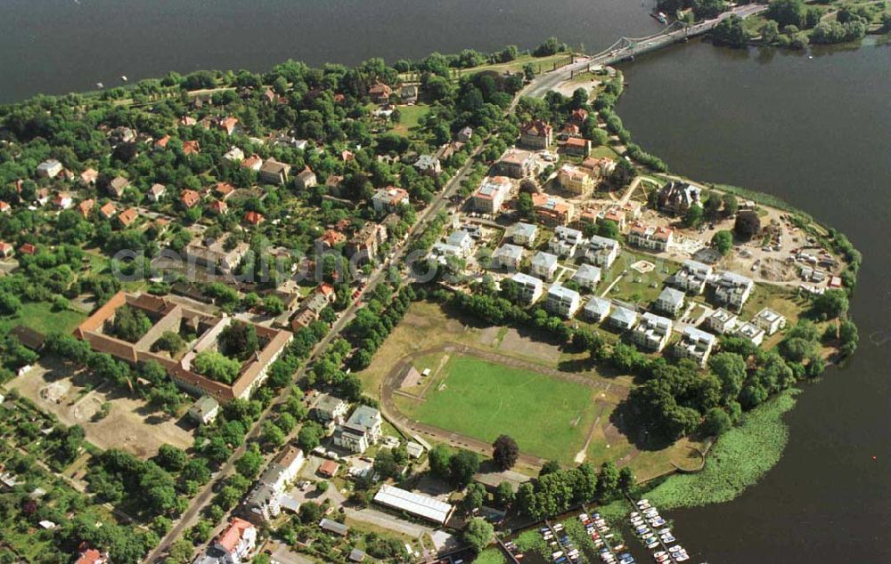 Aerial image Potsdam / Glienicker Horn - Wohnungsneubau am Glienicker Horn