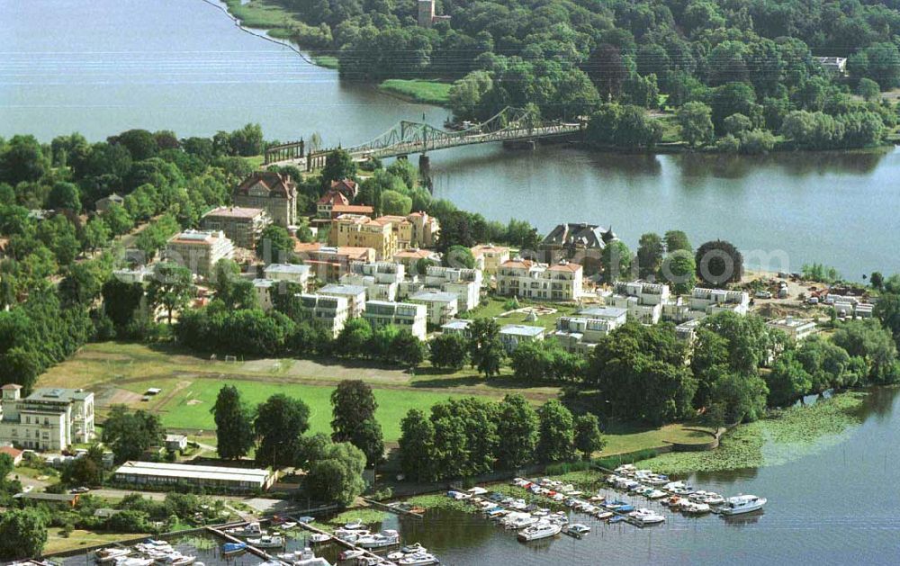 Aerial image Potsdam / Glienicker Horn - Wohnungsneubau am Glienicker Horn