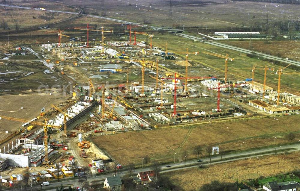 Aerial image Berlin - 14.02.95 Wohnungsneubau in Karow-Nord