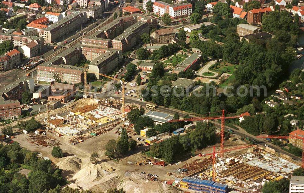 Berlin- Köpenick from the bird's eye view: Wohnungsneubau in Köpenick Müggelseedamm