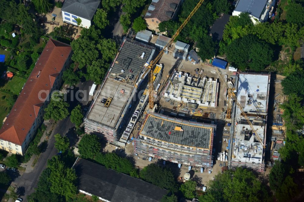 Berlin OT Köpenick from above - View of a new construction of flats in the district of Koepenick in Berlin