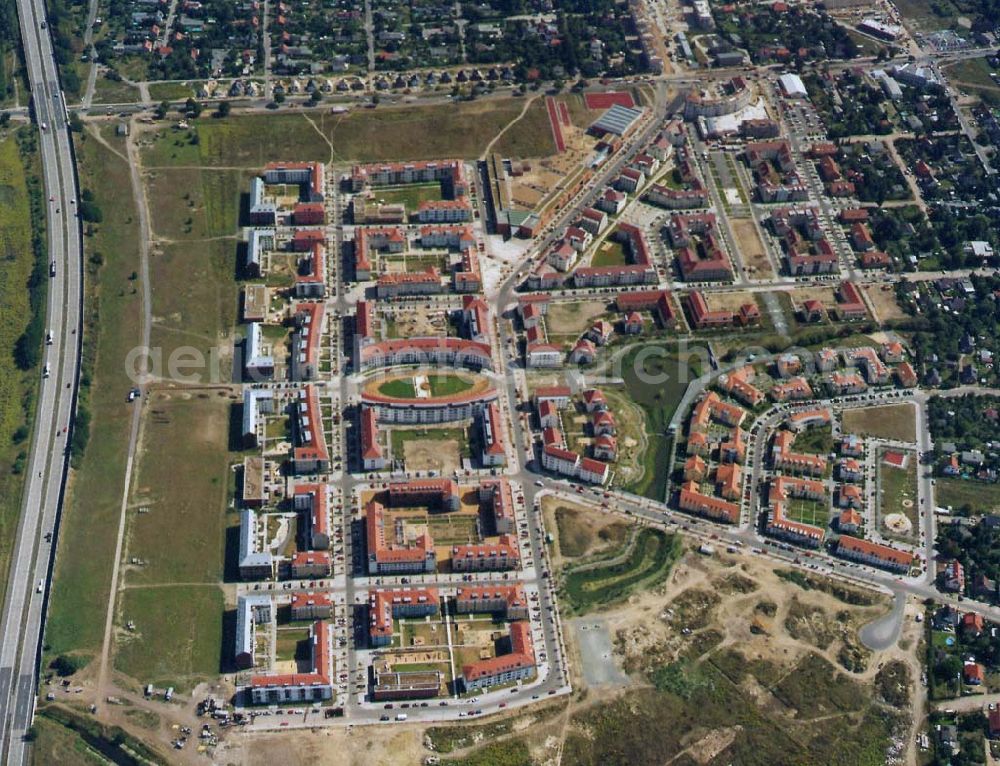 Aerial image Berlin / Karow-Nord - Wohnungsneubau im Wohngebiet Karow-Nord / Abschnitte 1 bis 3.